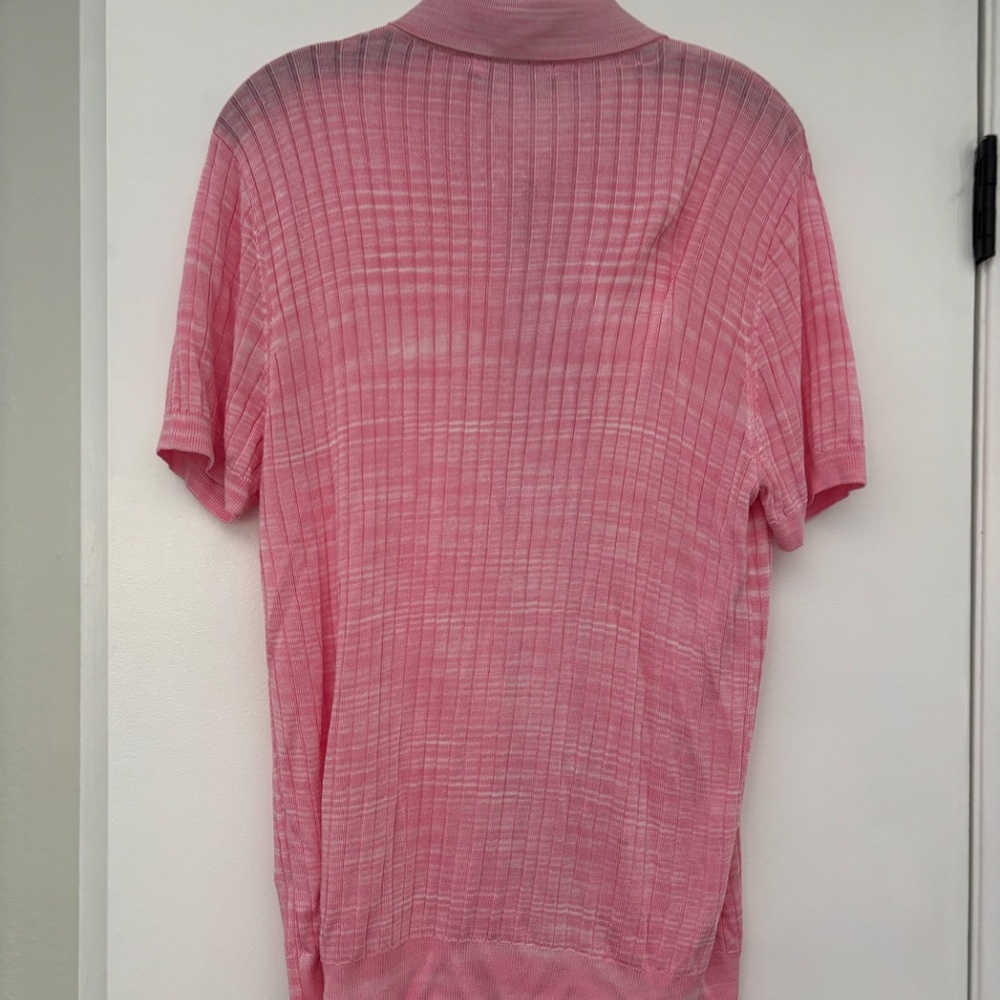 Pink Button Up Top - Picture 2 of 3